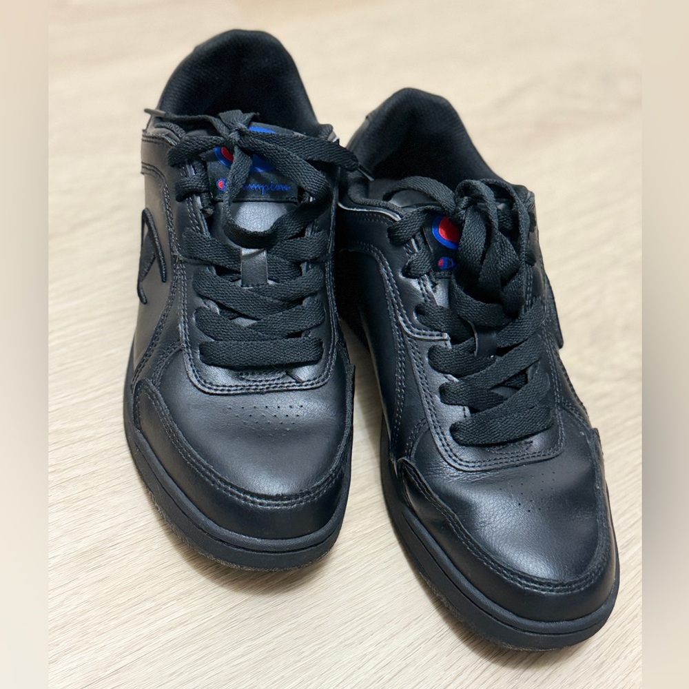 Champion Black Platform Sneakers Womens Size 9 Casual Low Top Comfort Shoes
